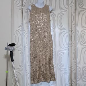 Gold dress Ralph Lauren